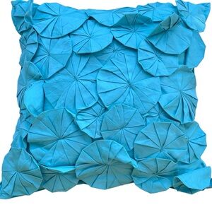 Amy Butler Welspun Decorative Throw Pillow Teal 19” Flaw See Pics